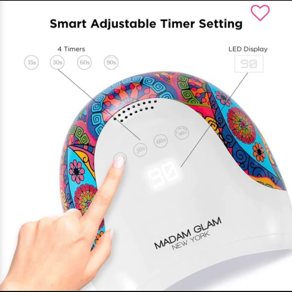 New w/box Madam Glam PRO 48W UV/LED nail lamp